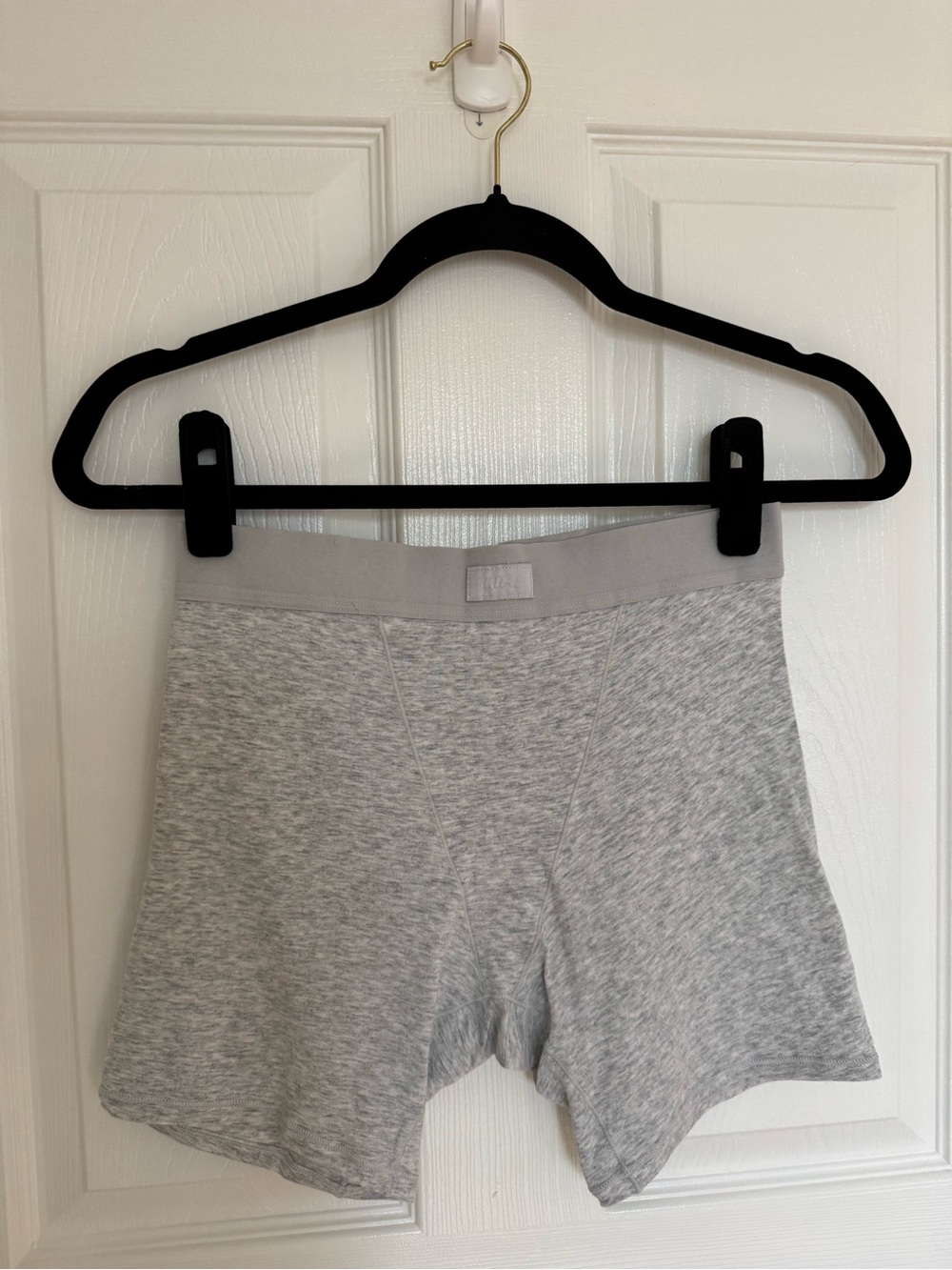 SKIMS Boyfriend Boxer Short - Light Heather Grey